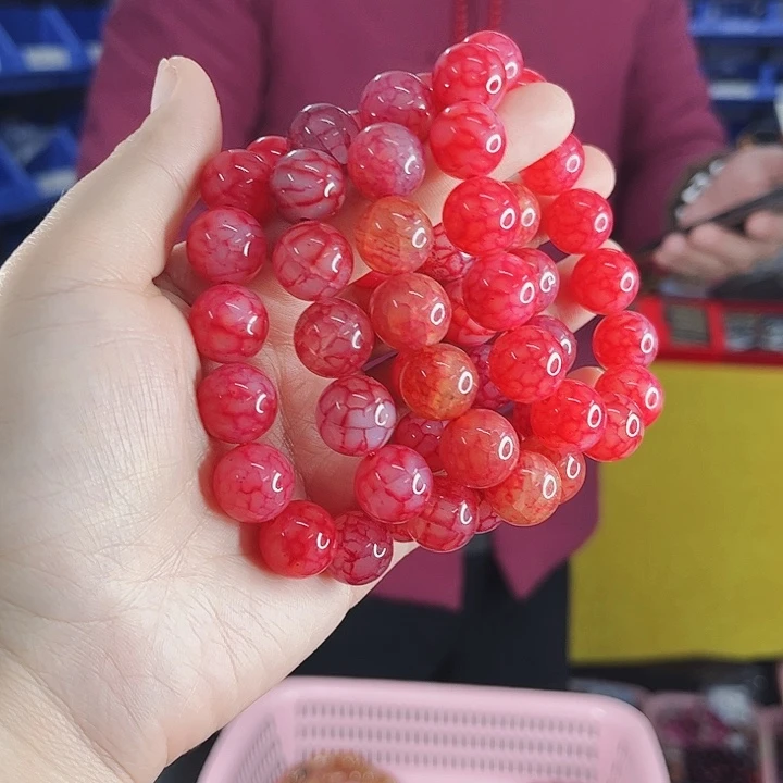 玛瑙手链未镶嵌T25长寿玛瑙手串发其一