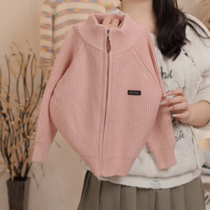 Snoopy/史努比女宝开衫毛衣针织衫春秋儿童女童开衫外套11