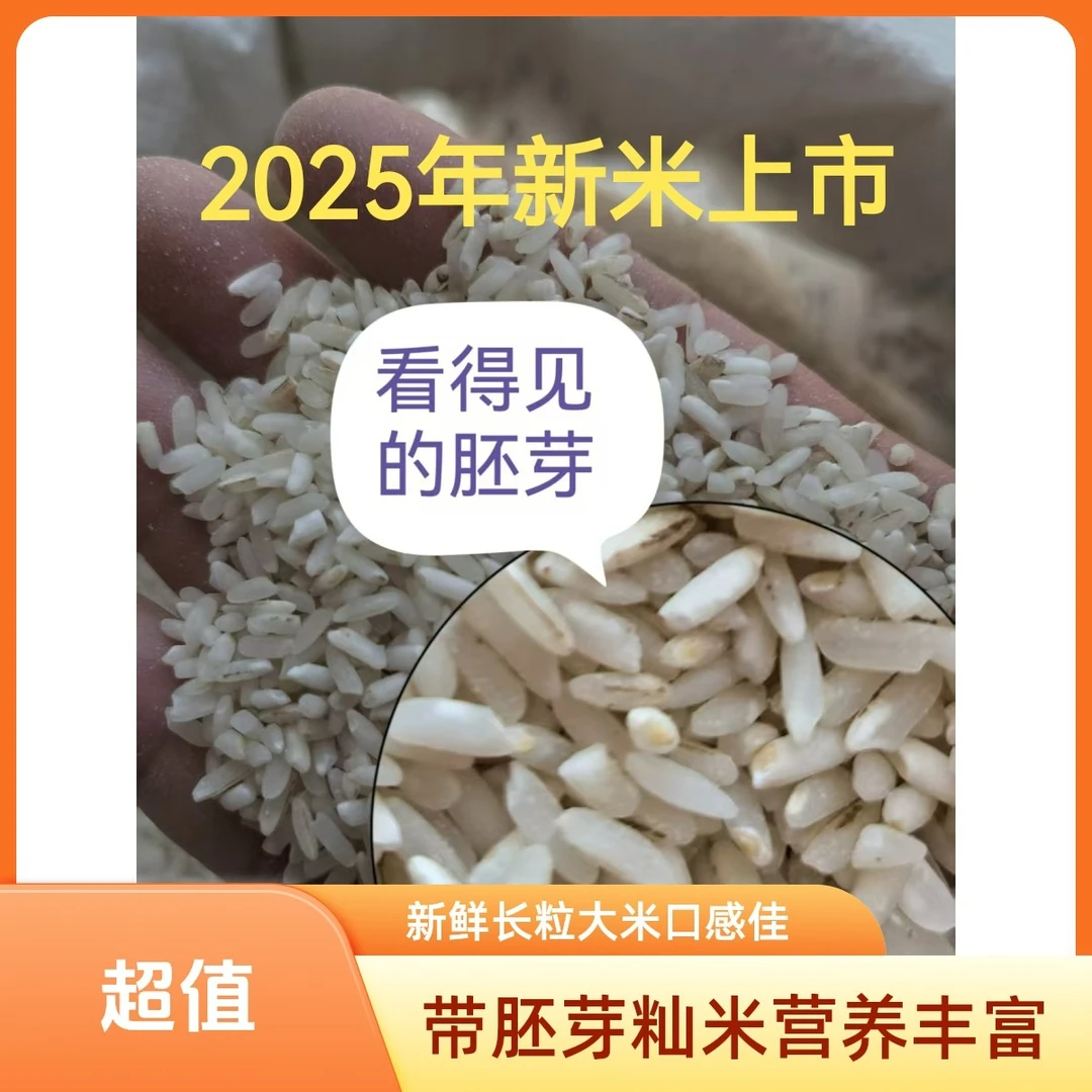 2025年新米胚芽籼米张老师推荐的不抛光长江中下游地区一年种一季