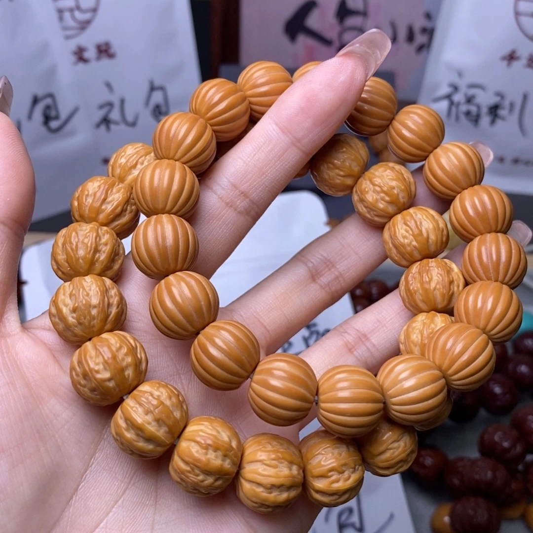 手串文玩核桃京八棱瓜珠
