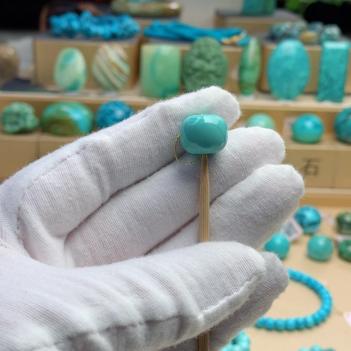 未镶嵌绿松石珠宝奇石