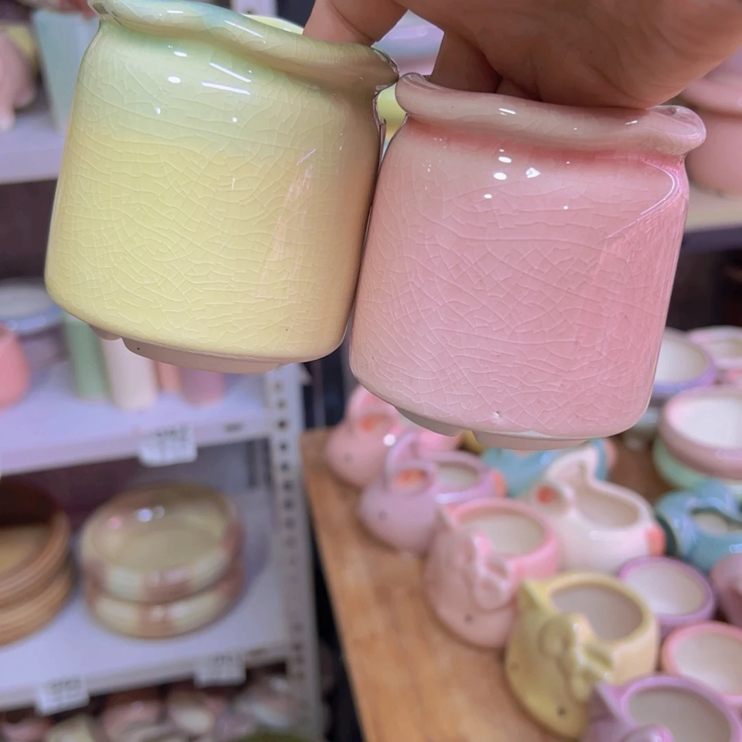 陶瓷花盆当场凑满12包邮