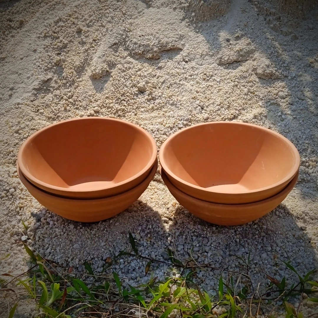 烟台特产蓬莱德禄碗泥碗土陶非遗砂大碗蒸米饭蒸鱼蒸肉无釉无涂层