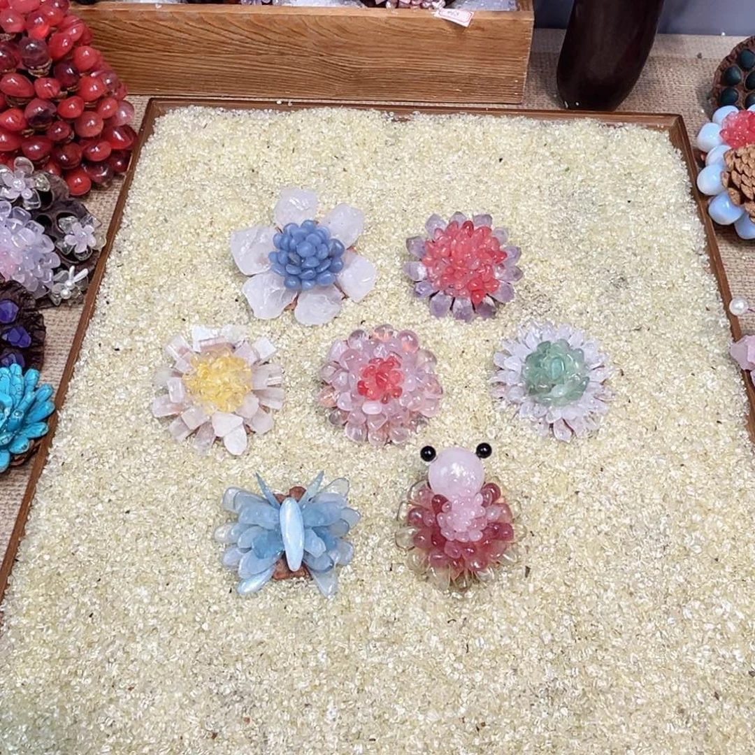 R***y松塔干花永生花摆件