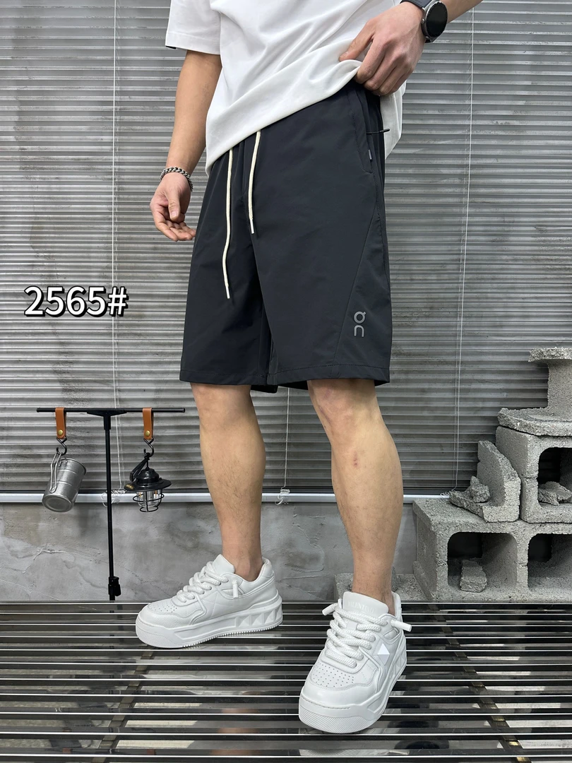 夏季薄款男士短裤速干潮流透气舒适休闲裤宽松简约纯色2565