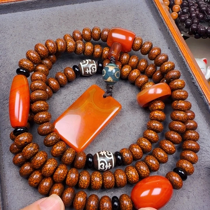 华***仔星月菩提吊坠脖挂