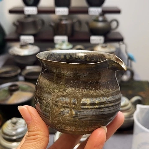 《***～茶盏景德柴烧茶具-纯手工茶具