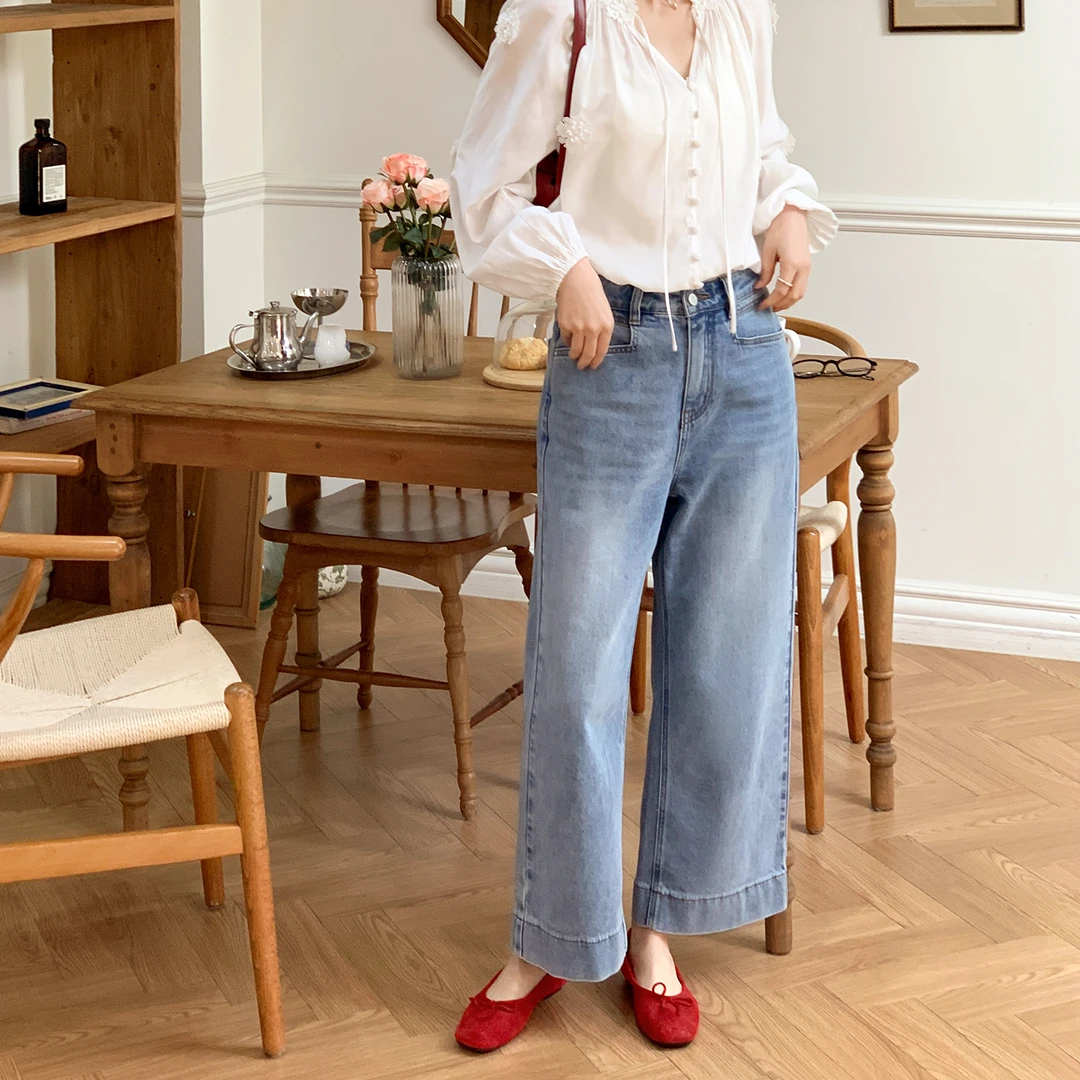 【现货】【晴空丹宁】FS401X081九分牛仔裤