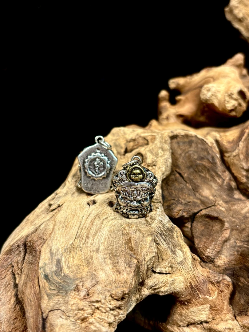 078铜黄财侧挂铜配饰多尺寸