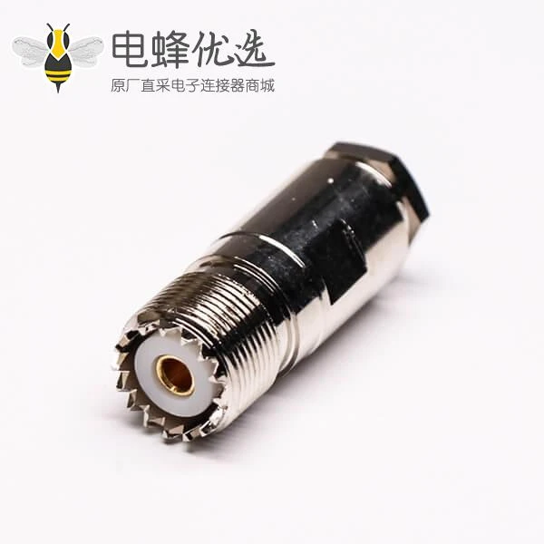 10PCS uhf同轴连接器UHF-K27直式螺母锁紧接线