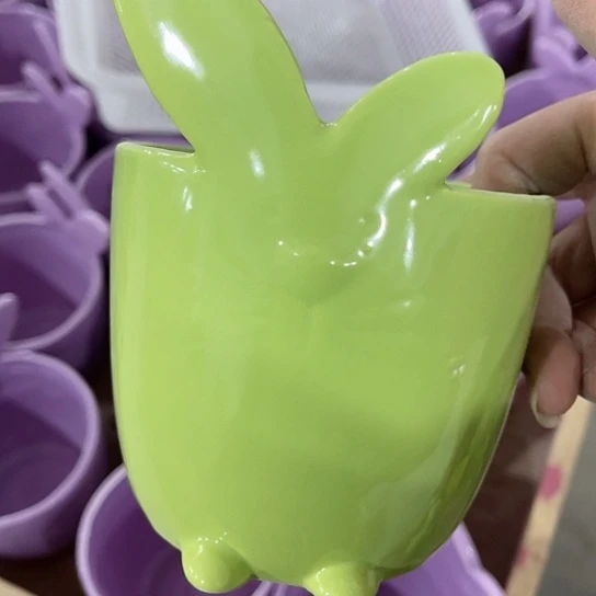 多肉绿植陶瓷花盆，有孔