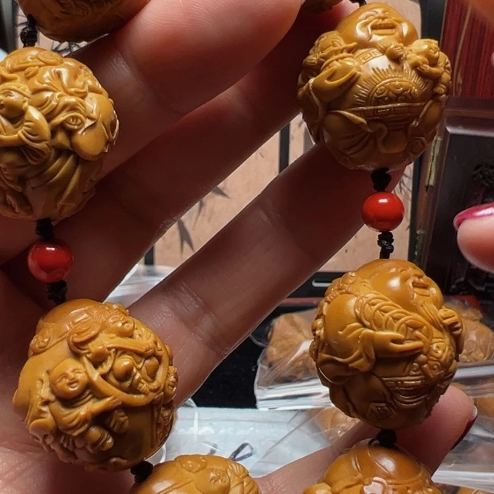 手串/手链橄榄核彬*童子财神