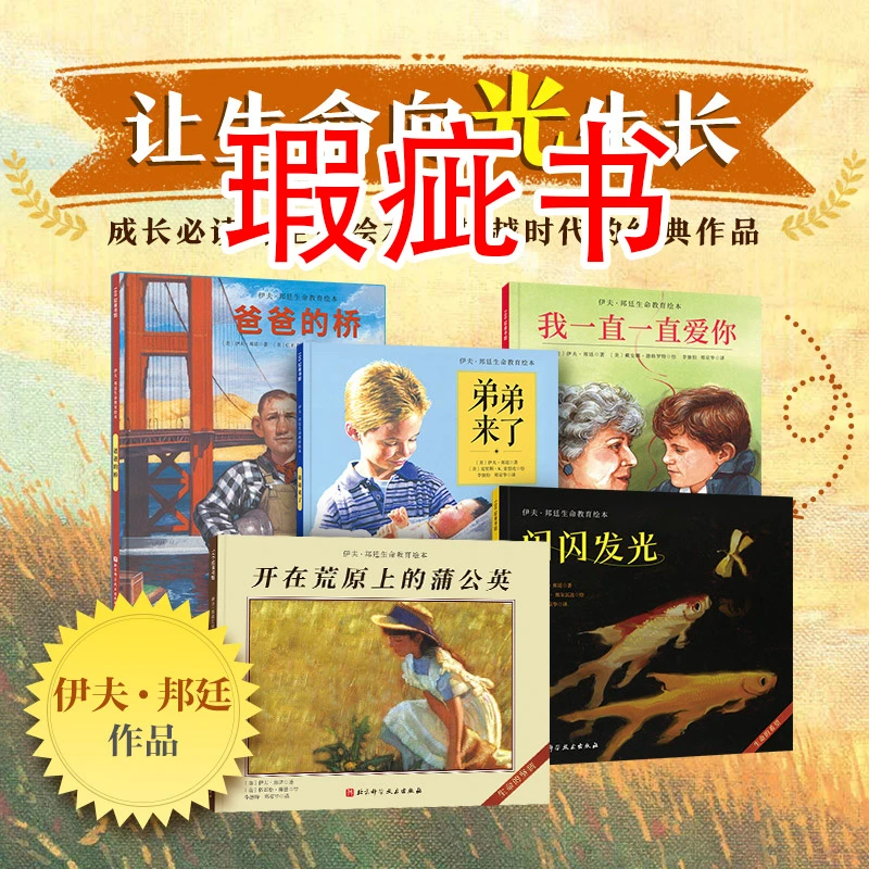 【瑕疵书】伊夫·邦廷生命教育绘本（全5册）（精装）
