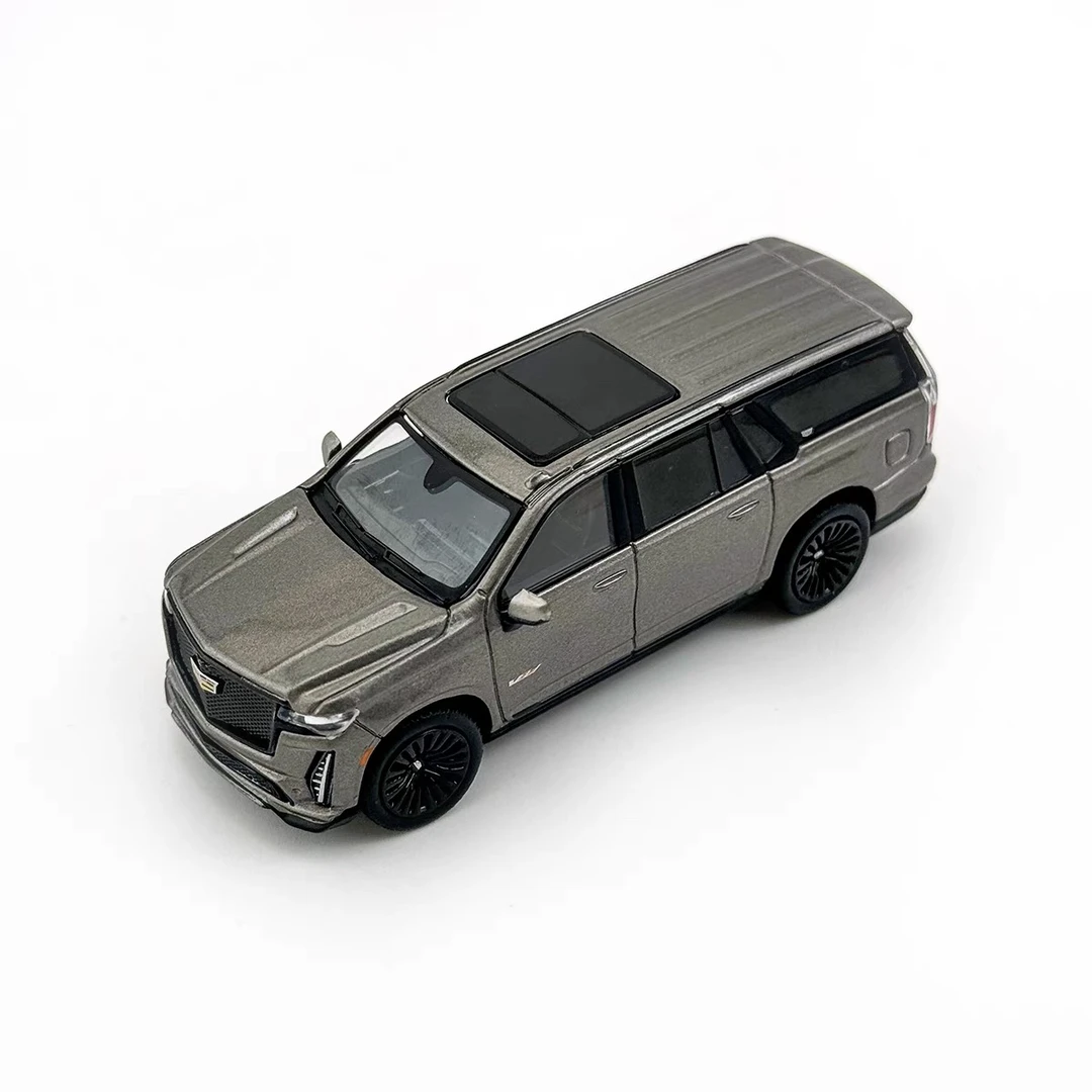 Shadow pro新品 灰色凯迪拉克凯雷德1/64 2023款凯雷德ESV模型