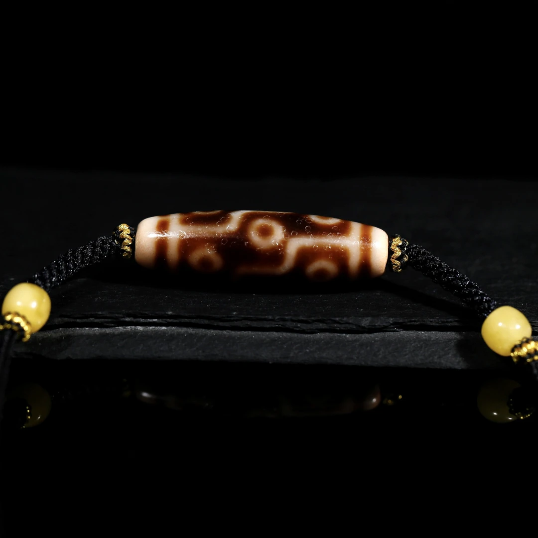 台湾工艺嫩色系折线九Y天珠锁骨链颈饰时尚百搭男女同款个性轻奢