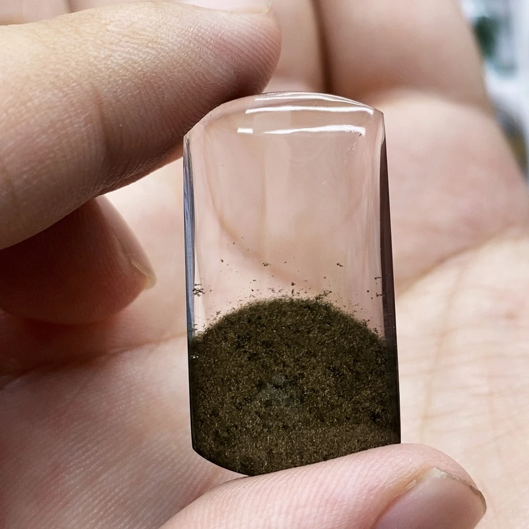 水晶珠宝半成品未镶嵌吊坠