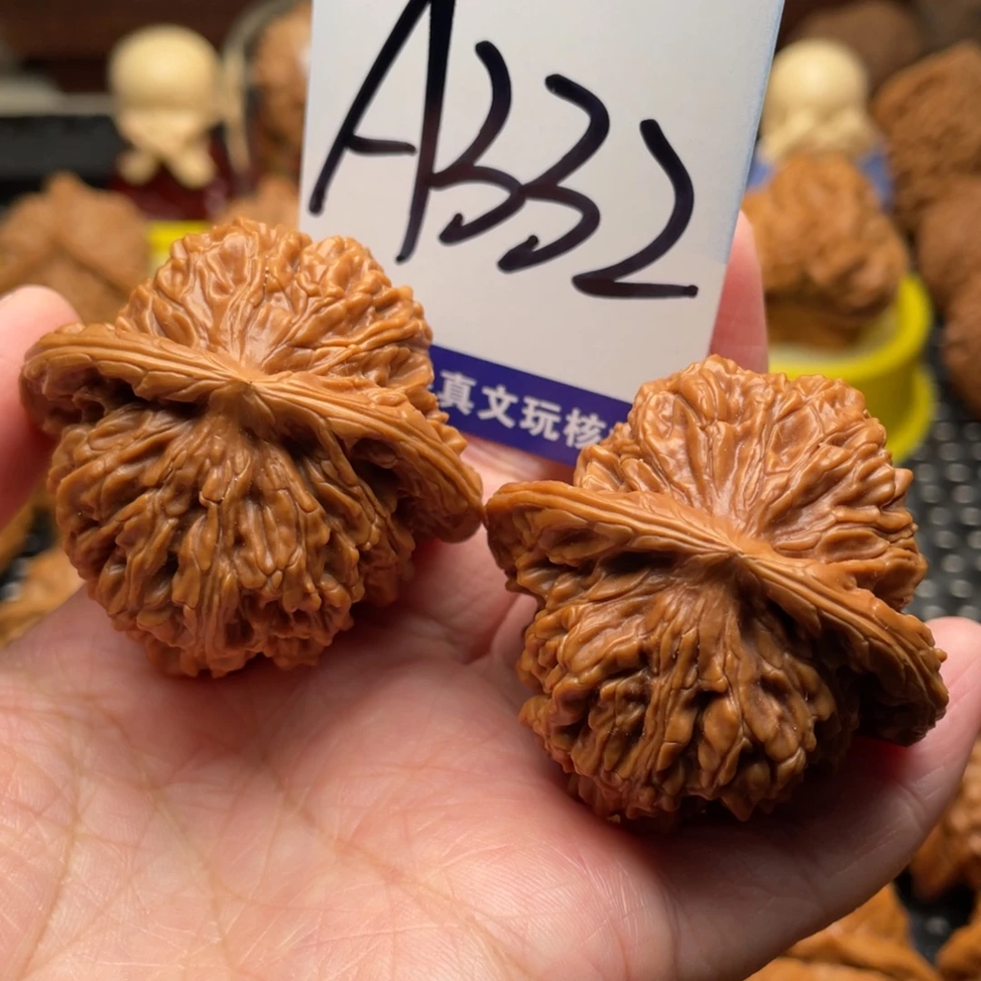 把件桃核四座楼44