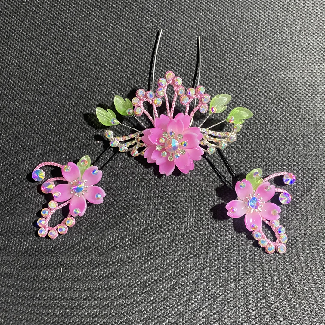 新娘头饰新娘边夹百搭紫色民族风甜美古风皇冠簪子