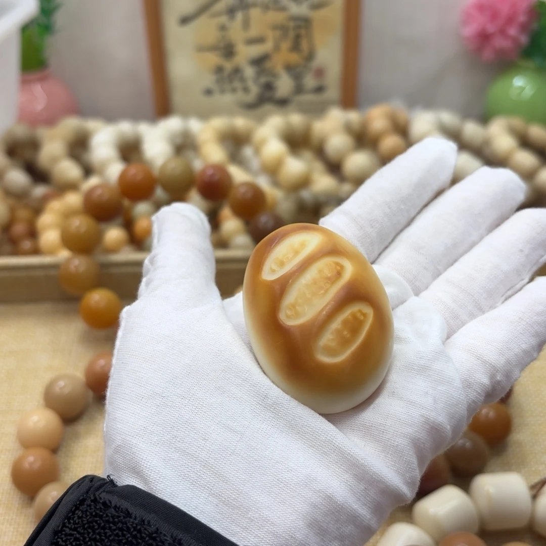 菩提根/象牙果吊坠牙果面包把件753