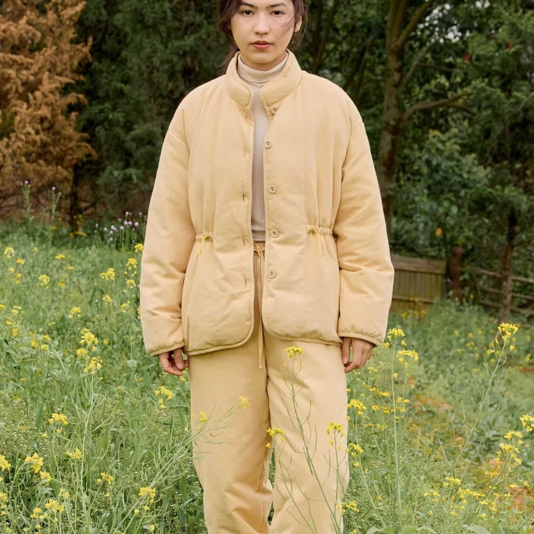 【蟲子姐姐专属】朵朵可可252-042女三层夹棉厚秋冬保暖家居服套装