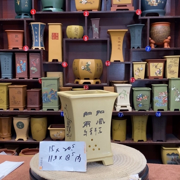 紫砂花盆紫砂花盆