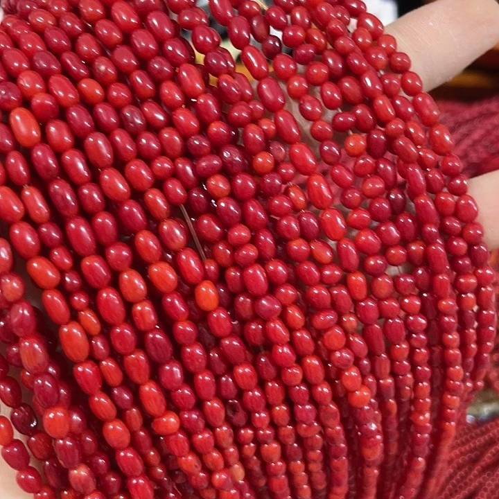 玛瑙/玉髓合金珠宝半成品一条三姑娘随形小米粒