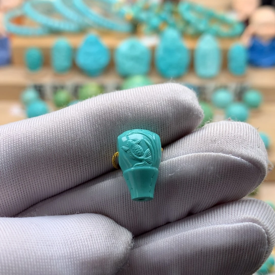 绿松石珠宝奇石未镶嵌