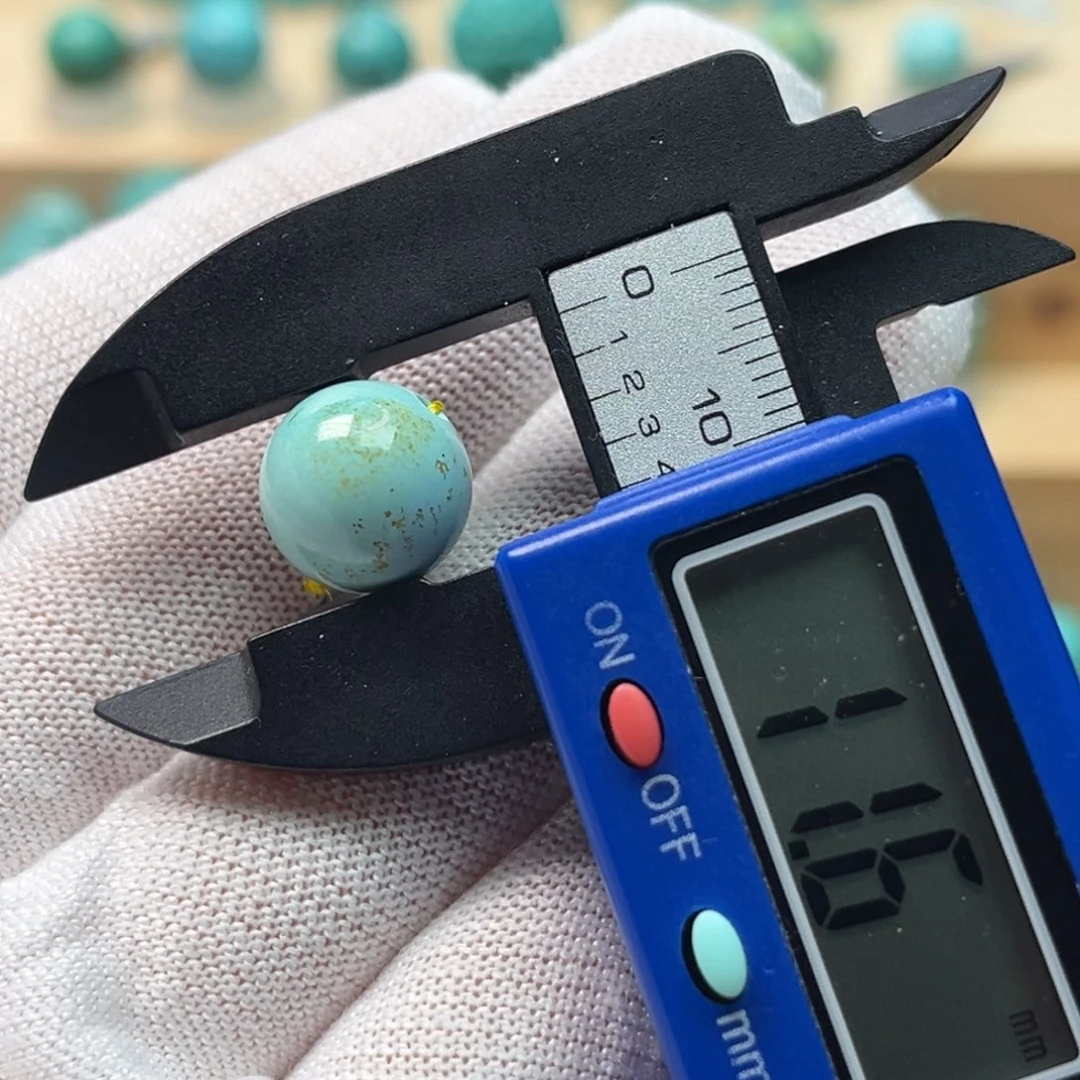 绿松石未镶嵌圆珠