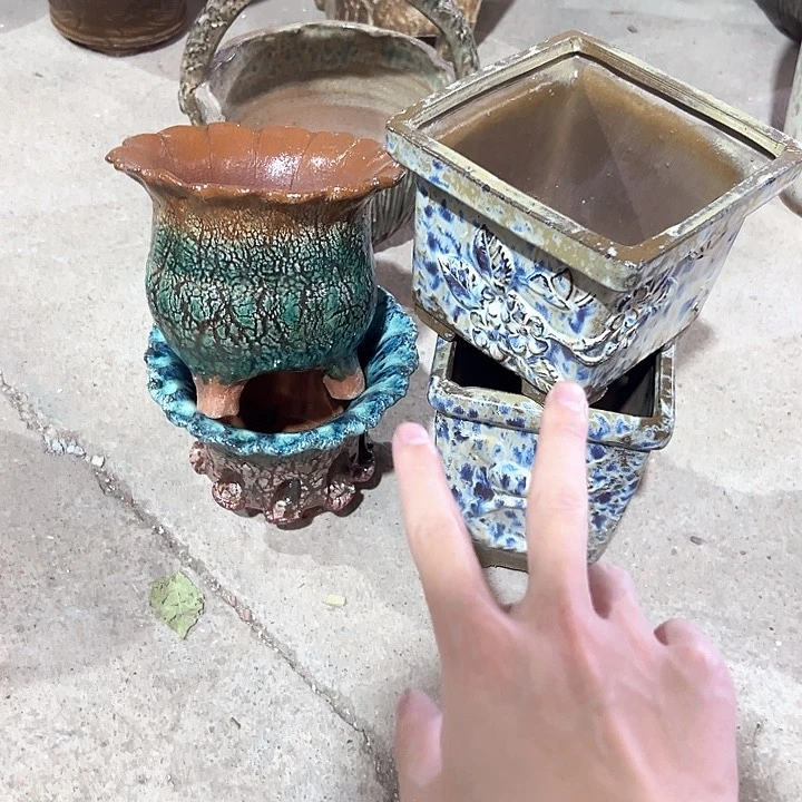 紫砂花盆花盆花盆花盆花色跑得快