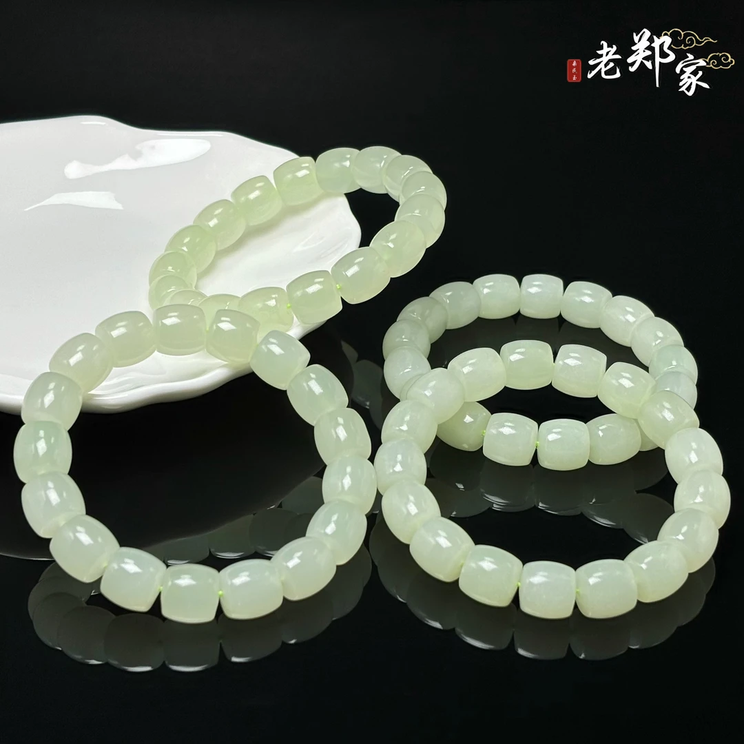 【老郑家】和田玉手串 多样性发1件 约12mm