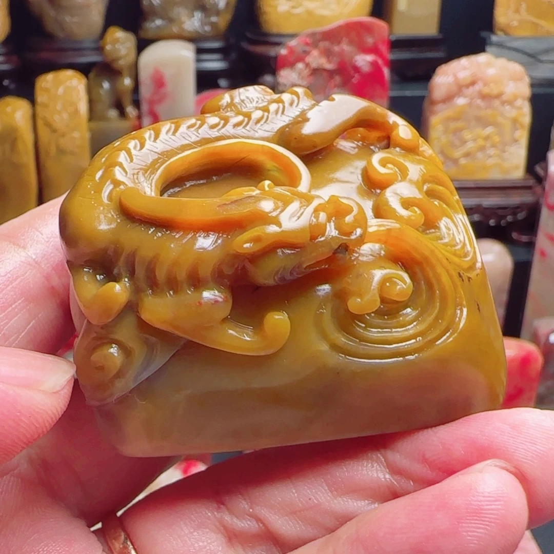 昌化石田黄石印章
