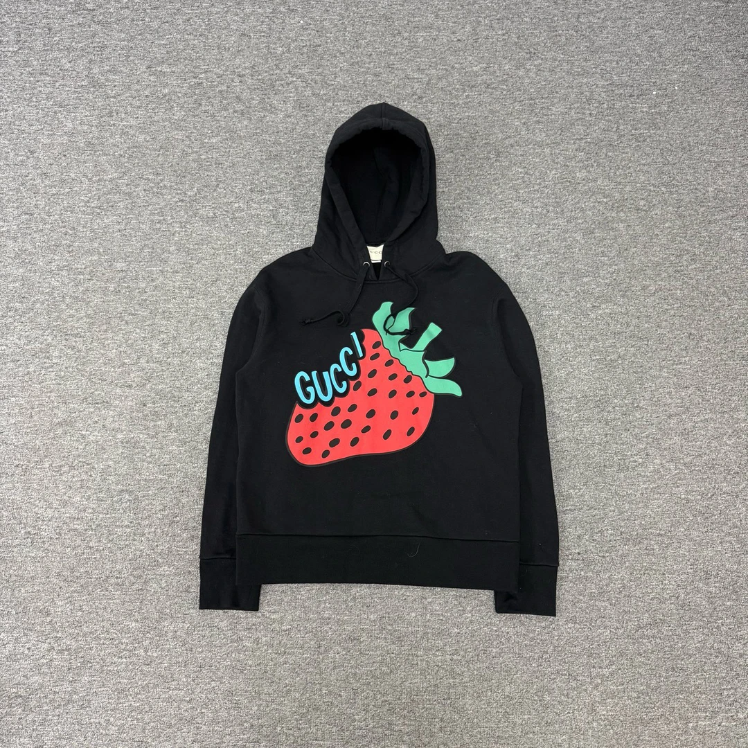 99新 AMIPARIS Gucci 草莓卫衣xs码