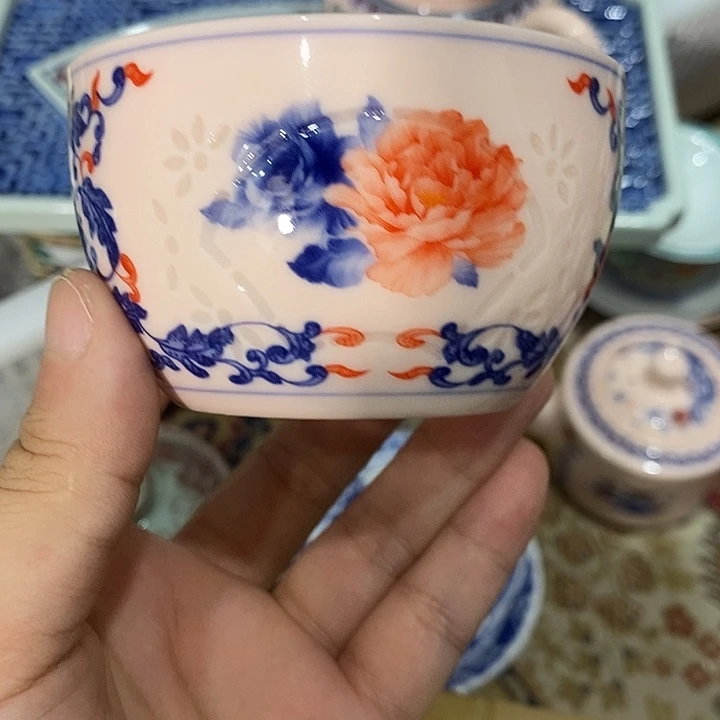 陶摆件景德镇陶瓷主人杯23444