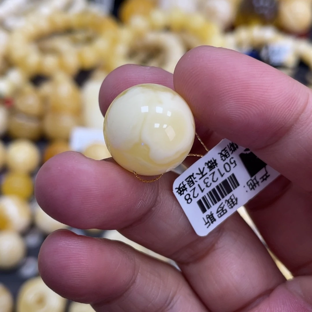 未镶嵌琥珀珠宝奇石16.5mm