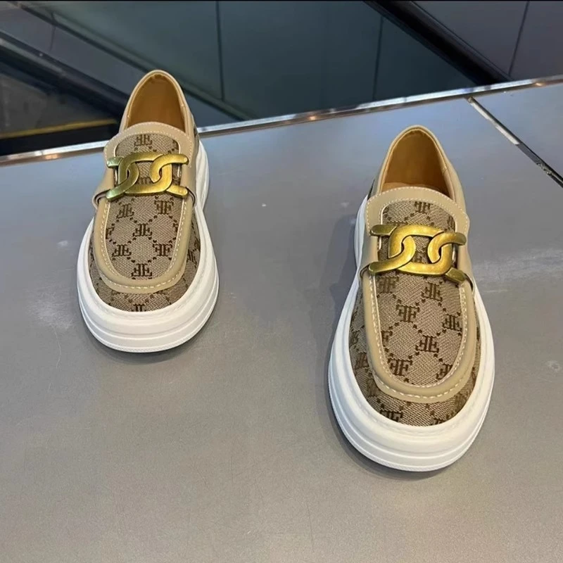 Maishe豆豆鞋男款秋季新款布面透气一脚蹬软底舒适男鞋休闲懒人鞋