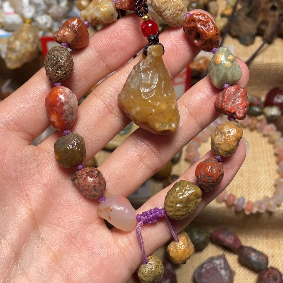 玛瑙/玉髓手链未镶嵌