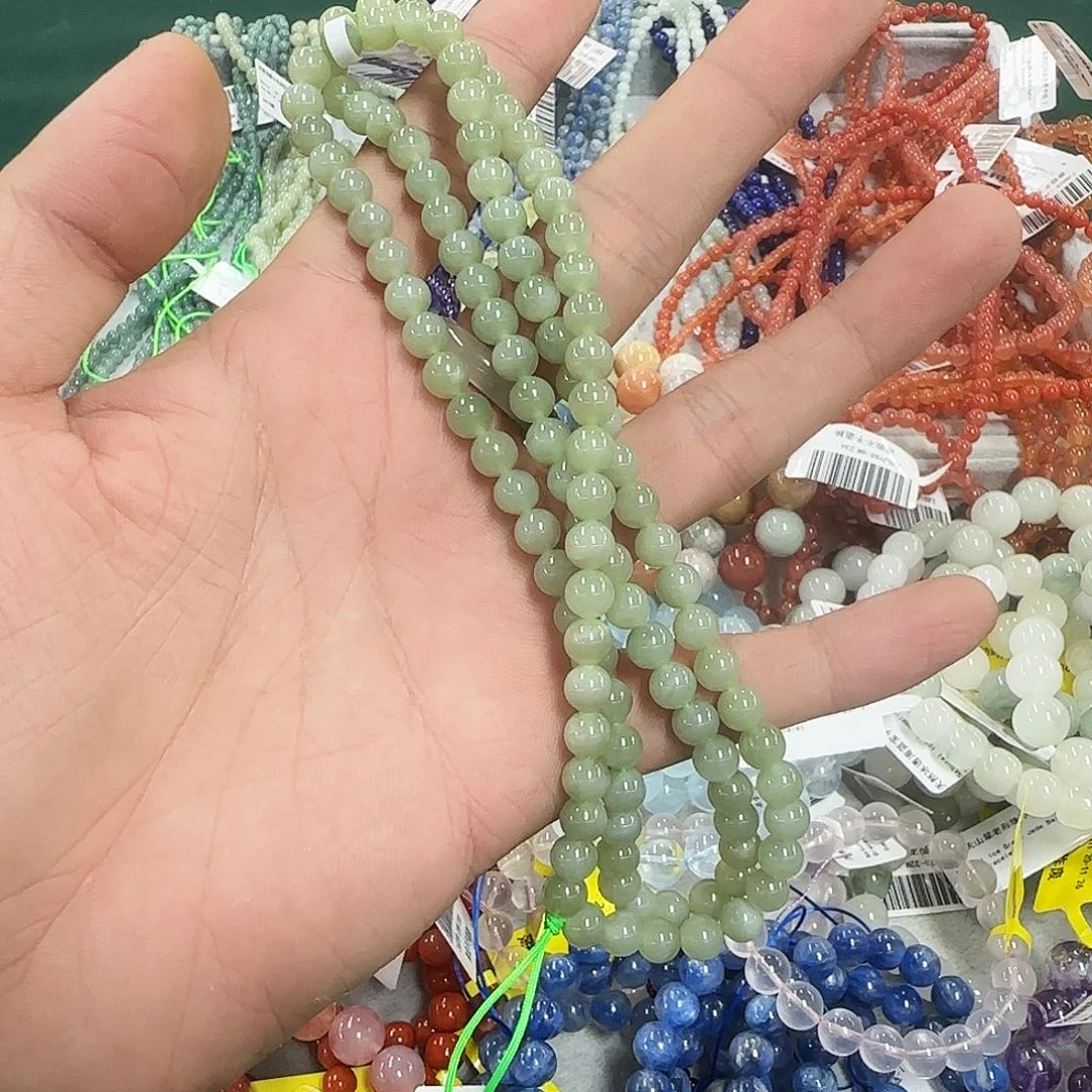 水晶手链未镶嵌多圈和田