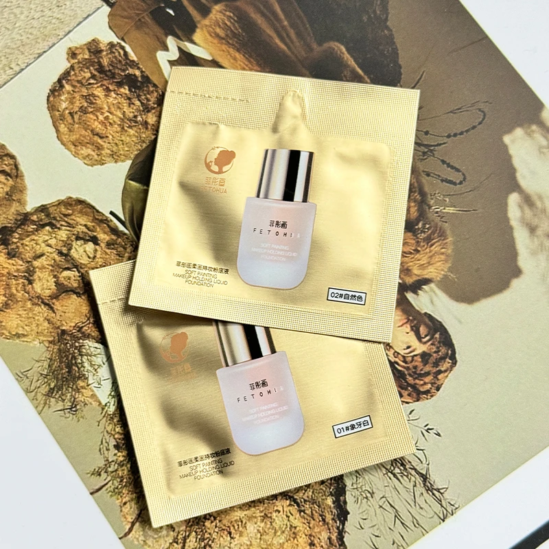 【粉底液小样】菲彤画柔画持妆粉底液混干油皮柔雾光泽持久控油推荐