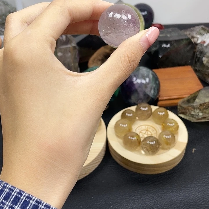 水晶未镶嵌珠宝半成品45水晶石