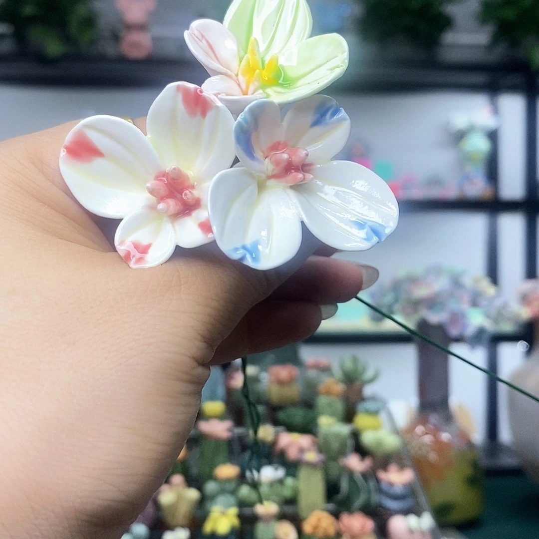 手工制作工艺品三朵花