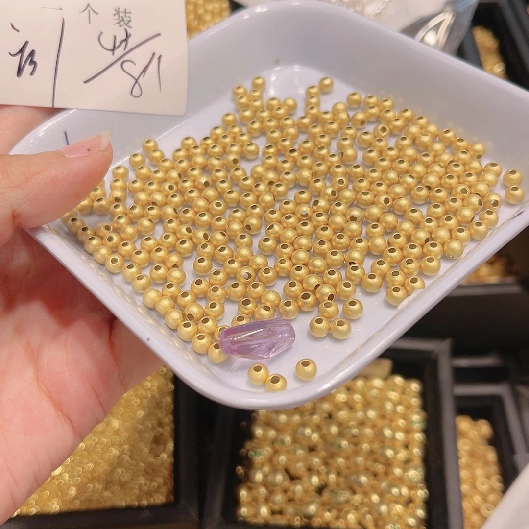 紫晶珠宝半成品银S925镀金镶嵌43