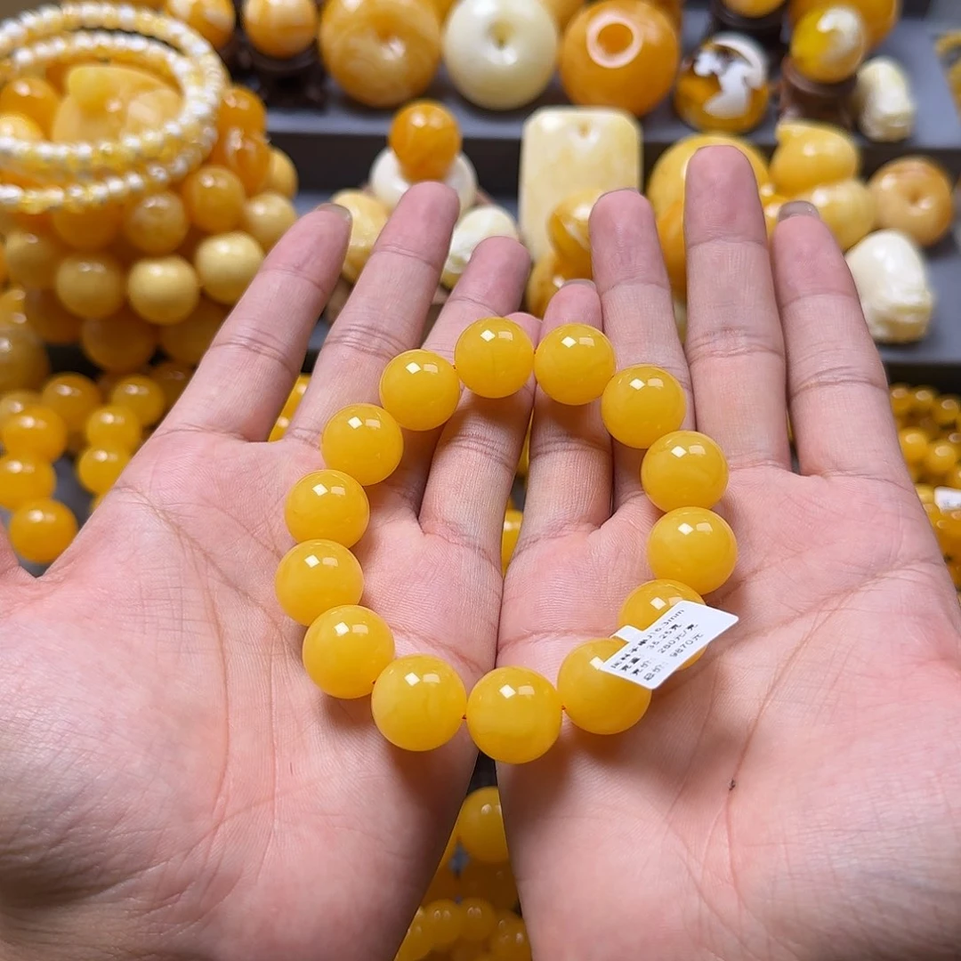 未镶嵌蜜蜡珠宝奇石同料16mm