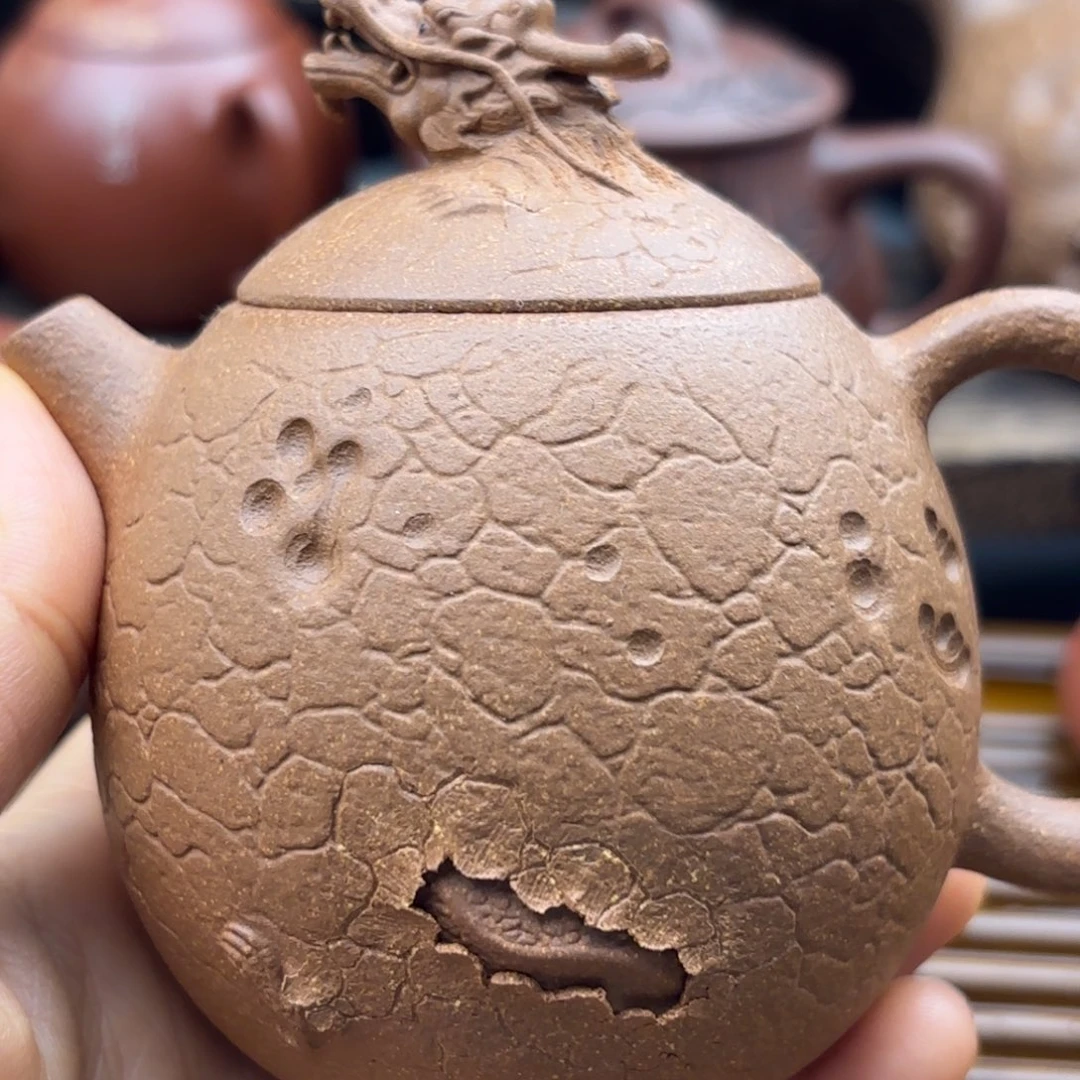 茶壶紫砂✨****✨龙蛋黄降坡200c c