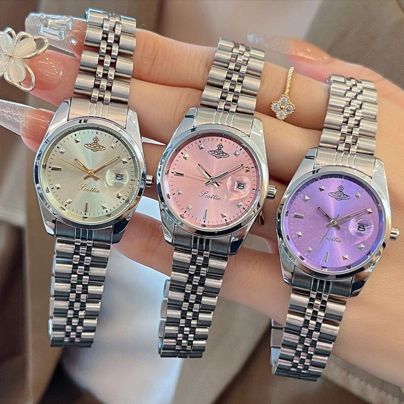 轻奢小众手表女西品牌艺术女生高颜值女士女款职场太后女式女表潮