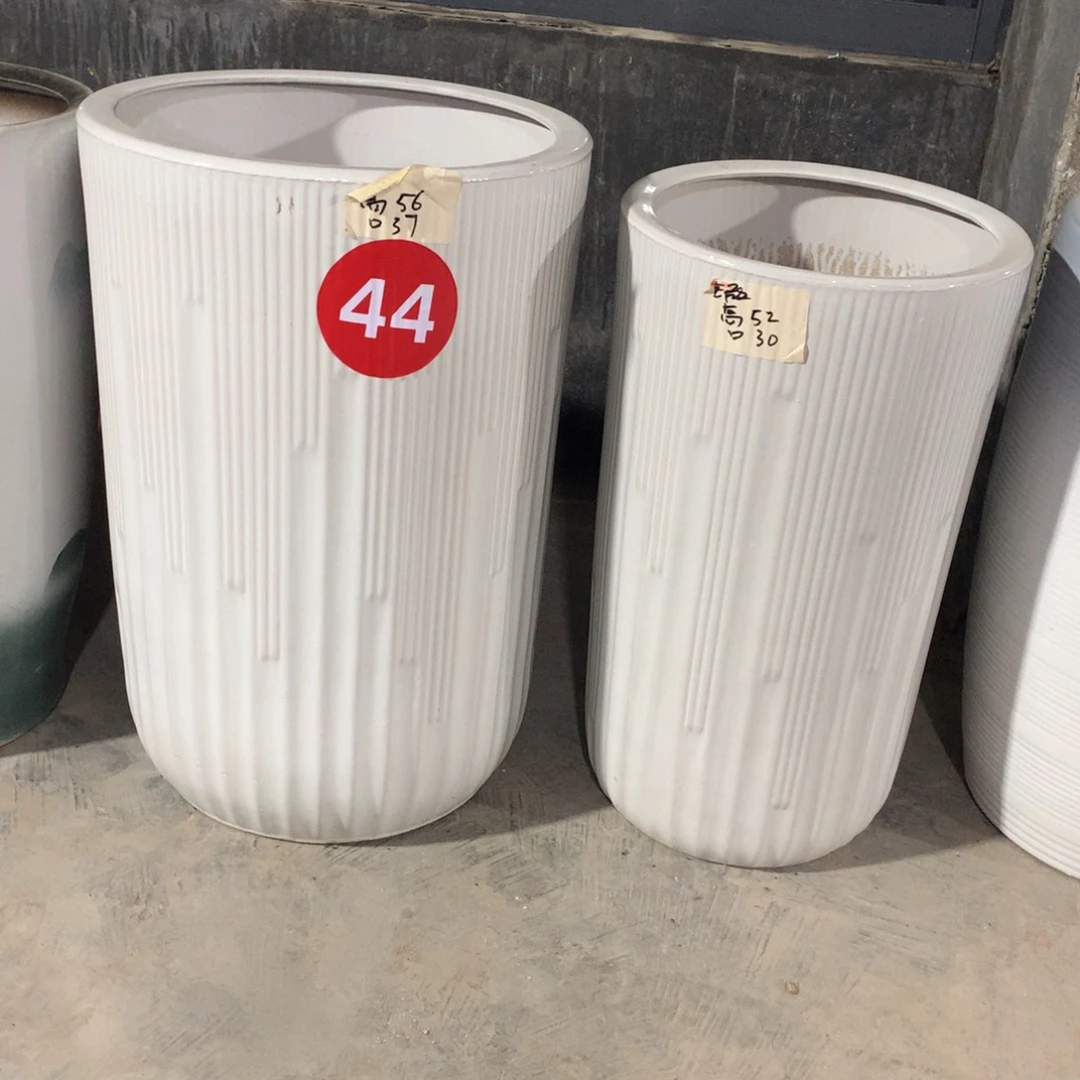 微瑕高温陶瓷花盆