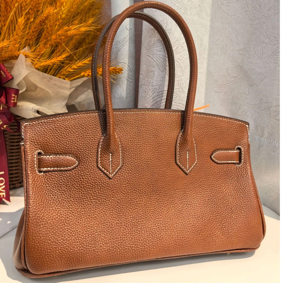 【时代高定】时尚百搭头层福宝牛皮包女士大容量手提包