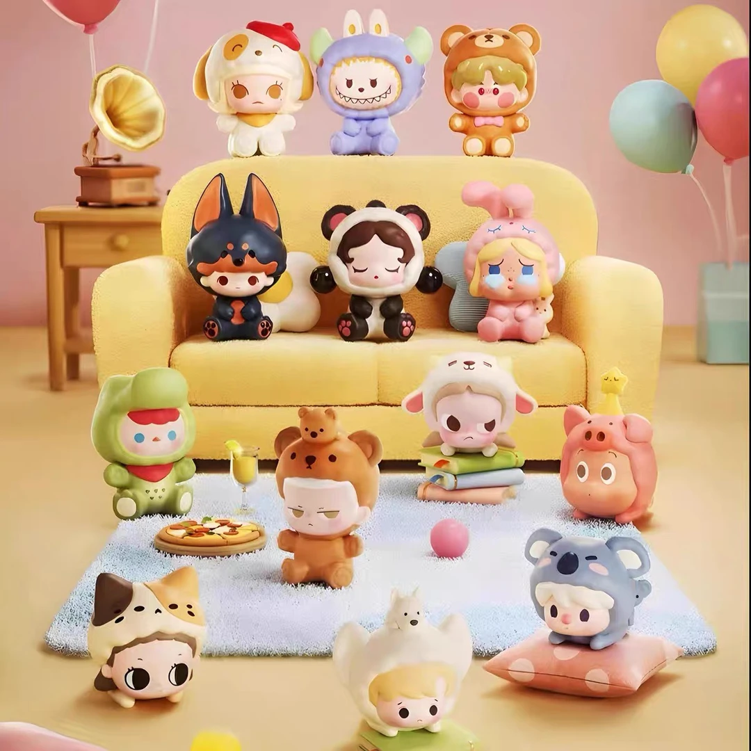 【拆袋】POP动物睡衣派对系列萌粒手办可爱公仔礼物摆件