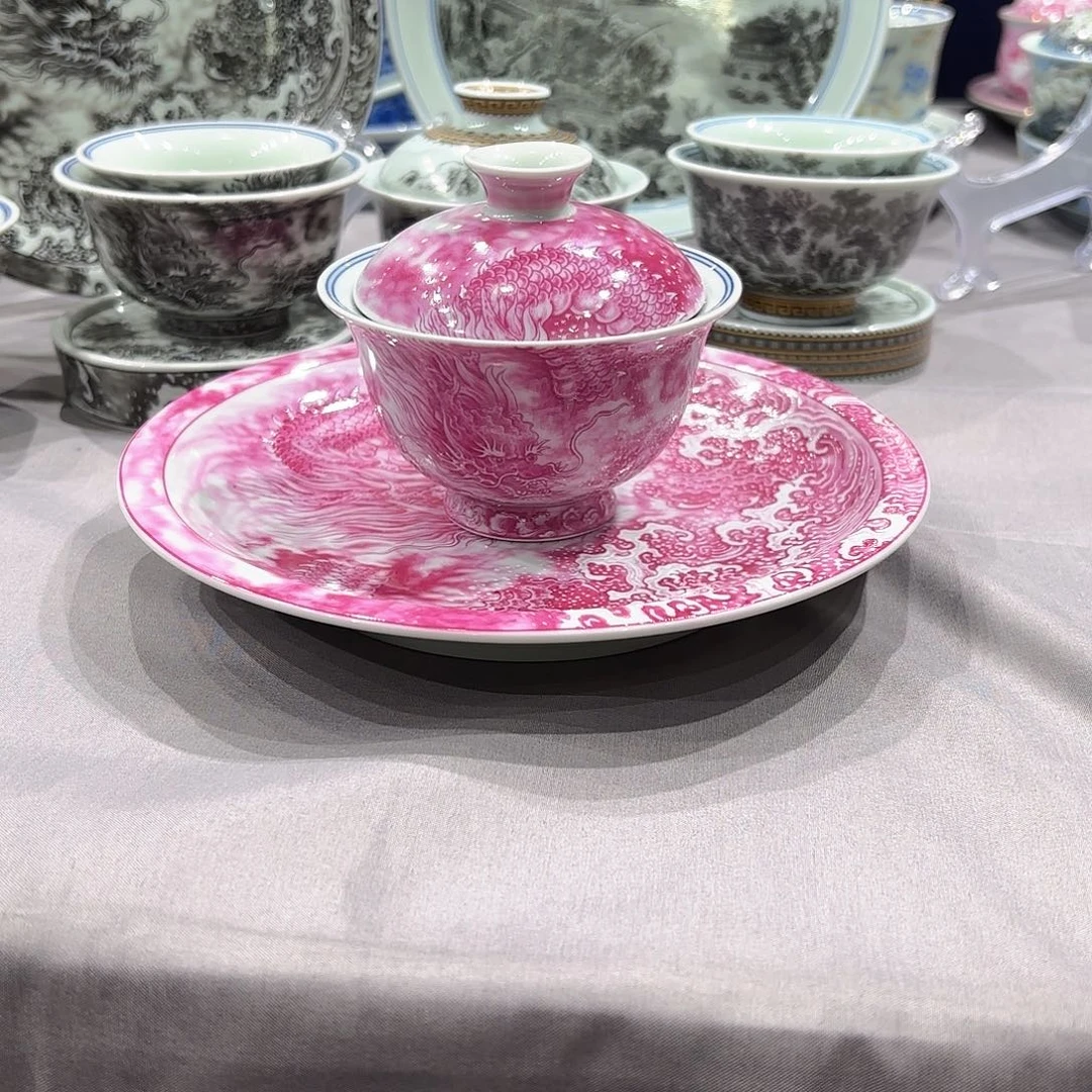 解***鼓瓷片景德镇瓷器精品博览