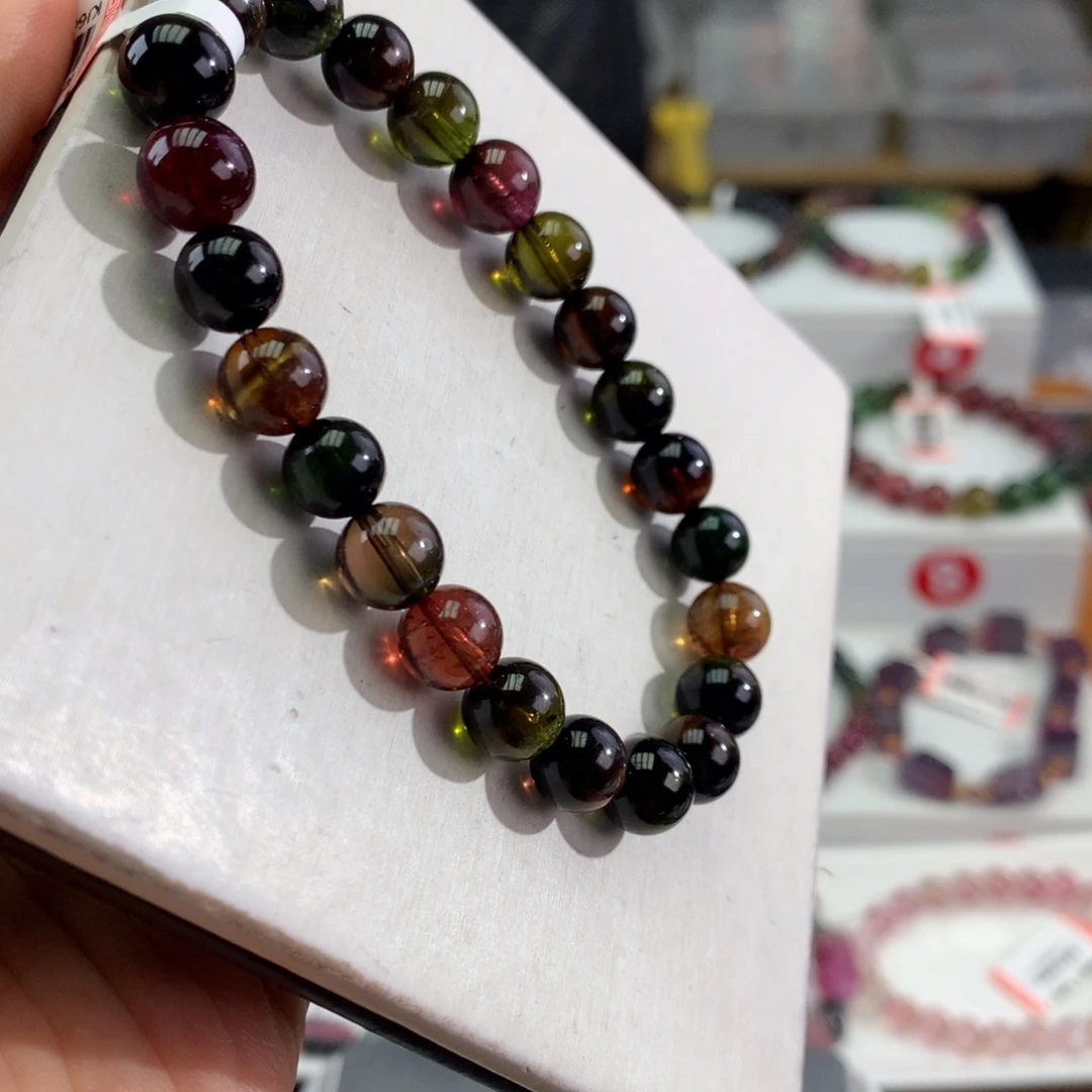 *****碧玺未镶嵌手链