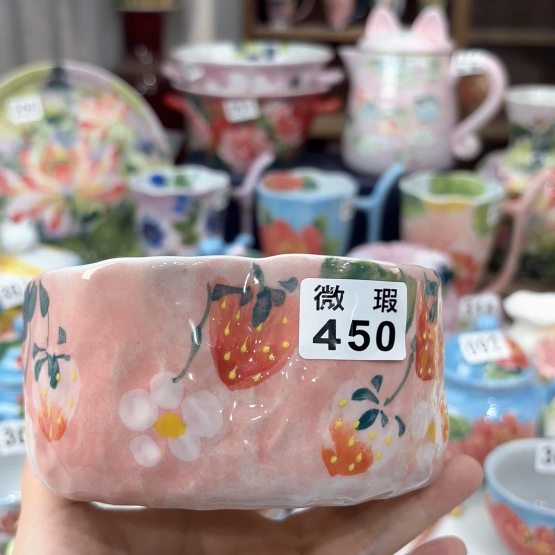 景德镇手绘高温釉下彩陶瓷茶具